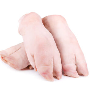 Raw pork legs